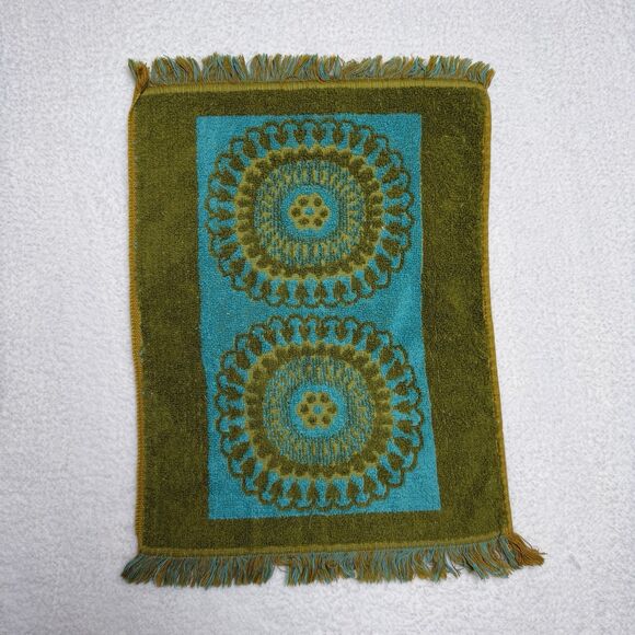 Vintage Stevens Utica & Milliken Callaway Cotton Hand Towel Set Lot of 5 Retro - Picture 5 of 13